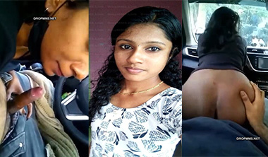 Tamil Mallu Couple Blowjob – Riding Sex in Car